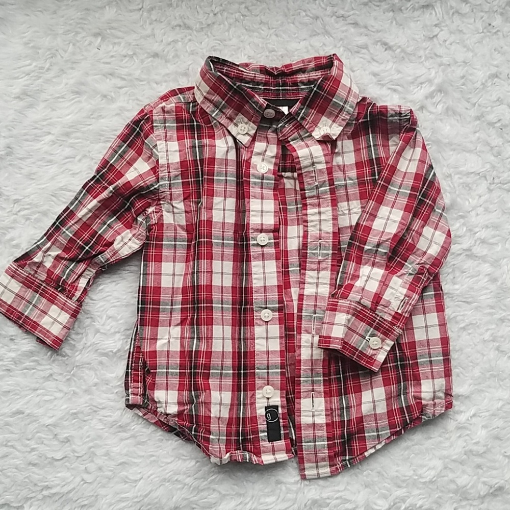 Gymboree boys button up long sleeve shirt